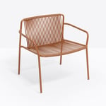 Lounge-tuoli Tribeca 3669 - Käsinojilla Terracotta (TEE)