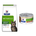 8 kg Hill's Prescription Diet + 6 x 82 g passande våtfoder på köpet! - Metabolic Weight Management Chicken + Metabolic Ragout med kyckling