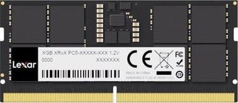 Black 16GB DDR5 5600MHz SODIMM LD5S16G56C46ST-BGS