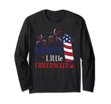 Daddy's Little Firecracker 4Th of July Independence day Long Sleeve T-Shirt