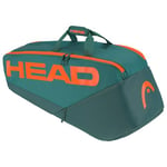 HEAD Racquet Bag Sac de Raquette Pro Unisex, Cyan/Orange, M