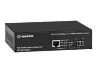 Black Box Lps500 Series Lps500a-Mm-Lc-R3 - Fibermediekonverterare - 1Gbe - 10Base-T, 1000Base-Sx, 1000Base-Tx, 100Base-Tx - Rj-45 / Lc Multiläge - Upp Till 550 M - 850 Nm