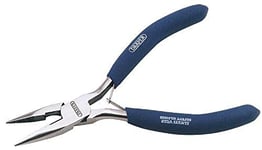 Draper 60740 38A Carbon Steel Long Nose Plier, 125mm , Blue