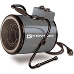 Chauffage de chantier électrique soufflant Kemper lectrique - Canon à air chaud électrique / Chauffage - 3000W - 4 Réglages - Thermostat - 33 m²
