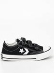Converse Kids Star Player 76 Ox Trainers - Black/white, Black/White, Size 1 Older