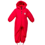 BMS jumpsuit med hette BabyTodd`s rød