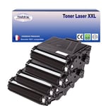 4 Toners compatibles avec Brother TN3480 pour Brother HL-L5000D, L5100DN, L5100DNT, L5100DNTT, L5200DW, L5200DWT, L6250DN - 8 000 pages - T3AZUR