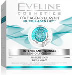 Eveline 3D Collagen Lift Intense Anti Wrinkle Day Night Cream Smoothes Skin 50ML