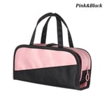 Pencil Bag Pen Pouch Cosmetic Bags Pink&black