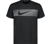 Nike Miler Flash Men's Dri-FIT UV S t-shirt Herr BLACK/REFLECTIVE SILV 2XL