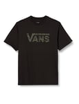 Vans Unisex Kids Checkered Vans T Shirt, Black-camo, 14-16 Years UK
