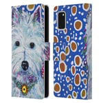 Head Case Designs Officially Licensed Mad Dog Art Gallery Westie Dogs Leather Book Wallet Case Cover Compatible With Samsung Galaxy A41 (2020)