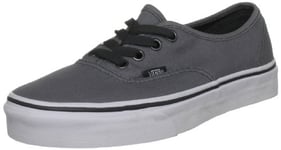 Vans Unisex-Adult Authentic Canvas Trainers, Light Grey/Dark Shadow, 3.5 UK