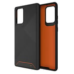 Gear 4 Battersea Hardback Case with Advanced Impact Protection [ Protected by D3O ] with Reinforced Back Protection, Slim Design - Made for Samsung Note 20 Ultra - Black