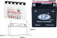 Landport Batteri 4 Ah 80A En 12V