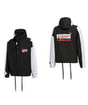 Puma Mens x Ader Error Long Sleeve Hooded BlackWhite Men Windbreaker Jacket 578494 01 - Black/White - Size Large