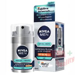 NIVEA MEN Anti Oil + Bright Skin Whiten Facial Serum SPF50 , 50ml