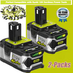 2Pack 7.0Ah For RYOBI P108 18V One+ Plus High Capacity Battery 18 Volt Lithium
