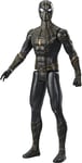 Marvel Spiderman Titan Hero Series Black&Gold Suit Spider-Man 30cm Action Figure