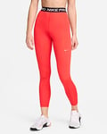 Nike Pro Women's High-Waisted 7/8 Mesh-Panelled Leggings