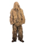 Rothco Ghillie Suit / Kamouflage-set, Lättvikt (Desert Tan, XL/2XL) XL/2XL Desert Tan