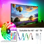 MY LAMP 2M USB LED TV Backlights Led Strip Lights with Remote for 40-60 Inch TV
