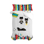 Täckslagsset HappyFriday Mr Fox Bat Multicolour Säng 80/90 2 Delar