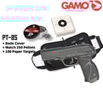 Gamo PT 85 4,5 mm. Ink. Fodral, 250 Match Pellets och 100 st tavlor