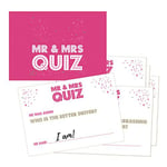 Mr and Mrs Game Hen Party Question Cards, Hen Party Games Classy