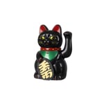 Vinkande orientalisk lyckokatt Maneki Neko svart