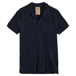 OAS Navy Polo Terry Shirt Herr