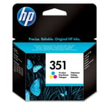 HP 351 - Tri-colour Original Ink Cartridge for HP Photosmart C4524 Printer