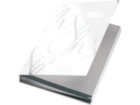 LEITZ signaturmapp design, 18 fack, vit DIN A4, silkesmatt laminering, fackblock i grått (5745-00-01)