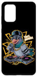 Galaxy S20+ Hip Hop Pigeon DJ With Cool Sunglasses and Headphones Case