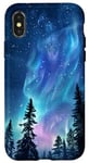 iPhone X/XS Starlit Lights North Lights Space Case