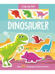 Leg og lær: Dinosaurer - med aftagelige klistermær - Børnebog - Board books