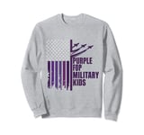 Purple Up For Military Kids Military Child Month Sweatshirt
