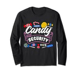 Candy Security Party Organizer Sweets Bodyguard Sugar Fan Long Sleeve T-Shirt