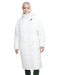 NIKE FB7675-100 W NSW TF THRMR CLSC PARKA Jacket Women's WHITE/BLACK Size XS