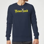 Disney Peter Pan Tinkerbell Neverland Sweatshirt - Navy - XXL - Navy