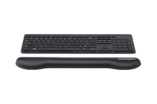 StarTech.com Foam Keyboard Wrist Rest for Ergonomic Typing Support, Padded Non-Slip Keyboard Cushion, Laptop or Desktop Computer Keyboard Wrist, Hand & Arm Rest, Soft Black Nylon Rest Pad - Soft Black Wrist Rest (WRSTRST) - håndledsstøtte til tastatur