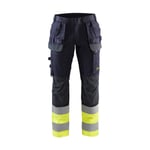 Blåkläder Byxa Multinorm Inherent med stretch - Marinblå/Varselgul / D88