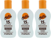 Malibu High Protection Water Resistant Vitamin Enriched SPF 15 Sun-Screen Lotion