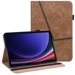 Samsung Galaxy Tab S9 Plus etc. Tryckt Fodral - Brun