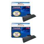 T3AZUR - Lot de 2 Toners compatibles pour imprimante Samsung MLT-D101S / MLTD101S / MLT D101S