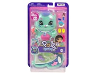 Polly Pocket Cat Cruise Compact Set: 1 Micro Doll, 2 Kitty Figures And Accessories Jcr37 Mattel