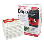 GENUINE Henry Hoover Bags x 10 Hetty Vacuum Cleaner Hepa Numatic Hepaflo 604015