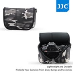 JJC 20*15*11(cm) Camouflage Neoprene Compact Camera Case for Canon Nikon Camera
