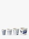 Royal Doulton Pacific Porcelain Nesting Jugs, Set of 4, Blue