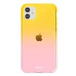 iPhone 11 Holdit Seethru Skal - Gradient Bright Pink/Orange Juice